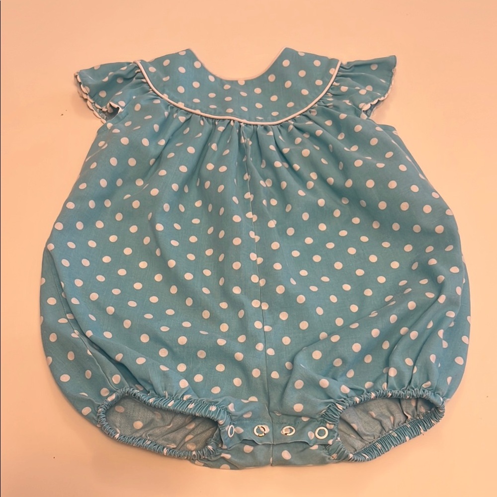 Kelly's Kids Blue Polka Dot One Piece